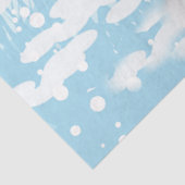 冬のシーンペンギンと雪だるま 薄葉紙 (詳細)