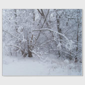 冬のシーンラッピング紙 ラッピングペーパー (フラット)
