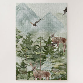 冬のシーン山鹿 ジグソーパズル