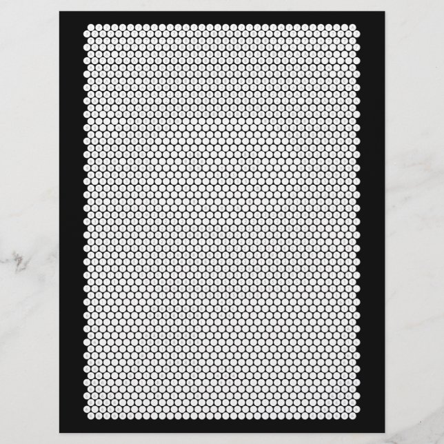 冬のシーン謎の色モザイクカラーページ (正面)