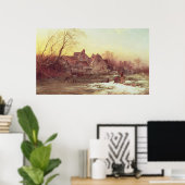 冬のシーン2 ポスター (ホームオフィス)