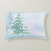 冬のシーン2、両面プリント アクセントクッション (正面)