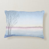 冬のシーン3、両面プリント アクセントクッション (裏面)