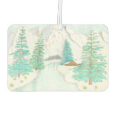 冬のシーン カーエアーフレッシュナー (裏面)