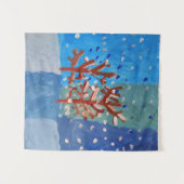 冬のシーン タペストリー (正面(横))