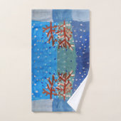 冬のシーン バスタオルセット (ハンドタオル)