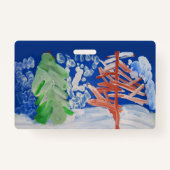 冬のシーン バッジ (裏面)