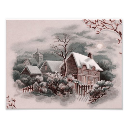 冬のシーン フォトプリント            (正面)