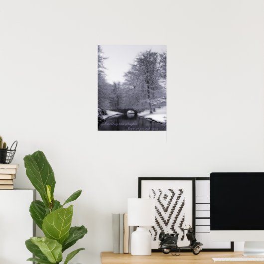 冬のシーン ポスター (ホームオフィス)