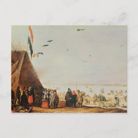 冬のシーン ポストカード (正面)