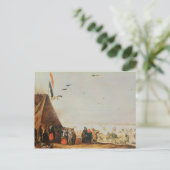 冬のシーン ポストカード (スタンド正面)