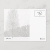 冬のシーン ポストカード (裏面)