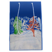 冬のシーン ミディアムペーパーバッグ (正面)