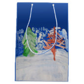 冬のシーン ミディアムペーパーバッグ (裏面)