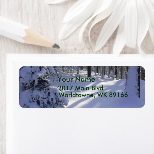 冬のシーン ラベル (インサイチュ)