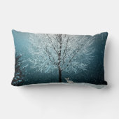 冬のシーン ランバークッション (裏面)