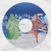 冬のシーン ワイングラスタグ (裏面)