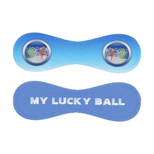 冬のシーン 野球ボール (パネル)