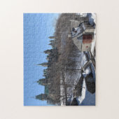 冬のシーンOttawa Canada。 ジグソーパズル (縦)