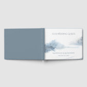 冬のシー結婚ン ゲストブック (全面)