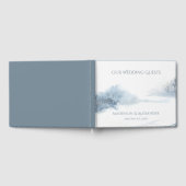 冬のシー結婚ン ゲストブック (全面)