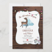 冬のジェンダーが招待状の冒険を明らかにする 招待状 (正面)