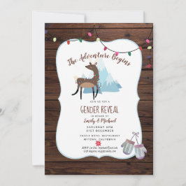 冬のジェンダーが招待状の冒険を明らかにする 招待状