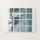 冬のジグソーパズルのMarbleheadの灯台 ジグソーパズル (横)