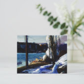 冬のジョージ・ベローズの宮殿 ポストカード (スタンド正面)