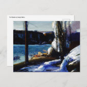 冬のジョージ・ベローズの宮殿 ポストカード (正面/裏面)