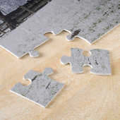 冬のジレルタルの雪の中の教会 ジグソーパズル (側面)