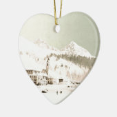 冬のスイス連邦共和国 セラミックオーナメント (左)