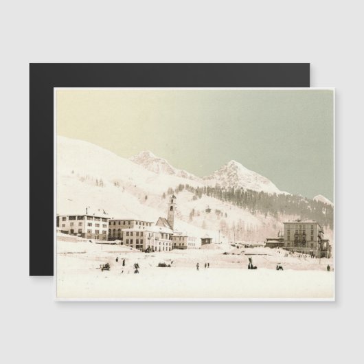 冬のスイス  (正面/裏面)