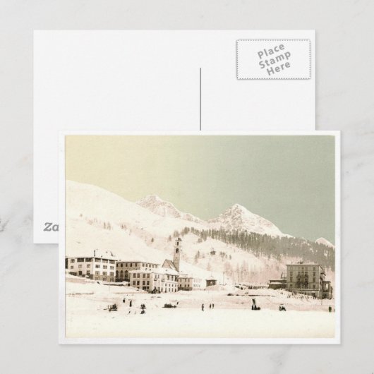冬のスイス ポストカード (正面/裏面)