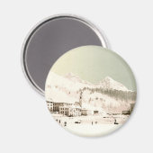 冬のスイス マグネット (正面/裏面)