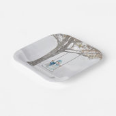 冬のスイングでホリデースノーマン ペーパープレート (傾斜あり)