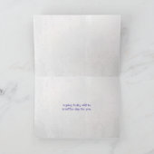 冬のスカーフを巻いたパンダのクマ カード (内部)