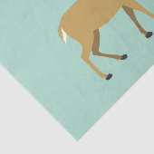 冬のスカーフを巻くトナカイ（クリスマス動物） 薄葉紙 (詳細)