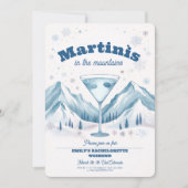 冬のスキーバチェロレッテ週末 招待状 (正面)