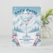 冬のスキーバチェロレッテ週末 招待状 (スタンド正面)