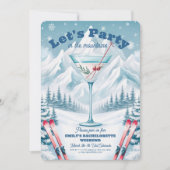 冬のスキーバチェロレッテ週末 招待状 (正面)