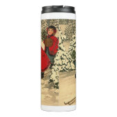 冬のスキー・コーヒー タンブラー (裏面)