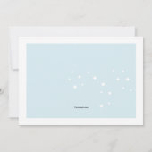 冬のスケートパーティー招待状 招待状 (裏面)