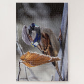 冬のスズメパズル ジグソーパズル (縦)