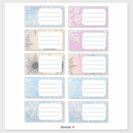 冬のステッカークリスマスデカールギフトラベルプランナー シール