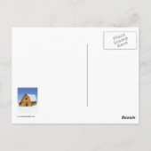 冬のスノーウィーニューイングランド納屋 ポストカード (裏面)