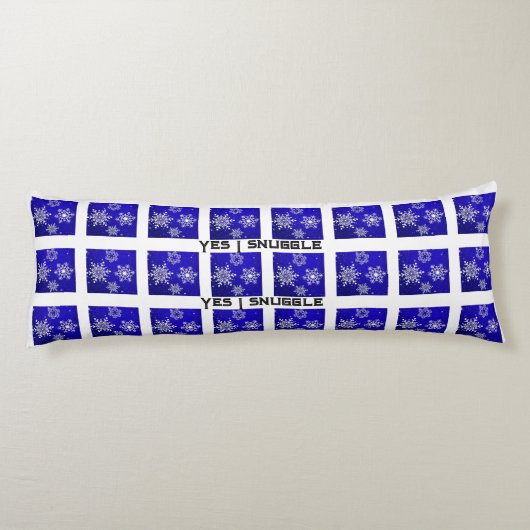 冬のスノーハグ抱きまくら 面白い抱き枕 ボディピロー (裏面)