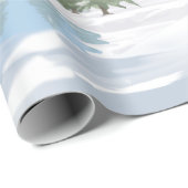 冬のスノーフォーブハッピーホリデーズラッピング紙 ラッピングペーパー (ロールコーナー)