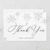 冬のスノーフレークありがとう (正面/裏面)