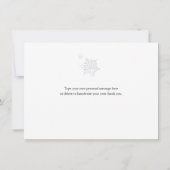 冬のスノーフレークありがとう (裏面)